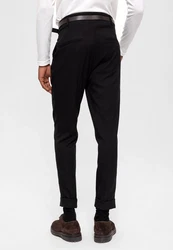 Antioch 7/8-Strandhose High Waist Belt Detailed Trousers Schwarz