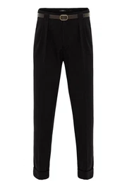 7/8-Strandhose High Waist Belt Detailed Trousers