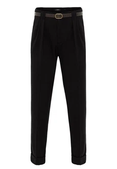 Antioch 7/8-Strandhose High Waist Belt Detailed Trousers