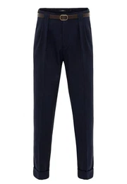 7/8-Strandhose High Waist Belt Detailed Trousers