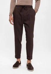 Antioch 7/8-Strandhose High Waist Dunkelbraun/Bordeaux/Dunkelrot/Braun/Khaki
