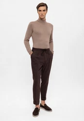 Antioch 7/8-Strandhose High Waist Dunkelbraun/Bordeaux/Dunkelrot/Braun/Khaki