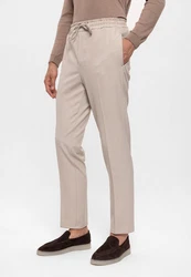 Antioch 7/8-Strandhose High Waist Relax Fit Trousers Beige/Khaki/Braun