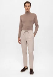 Antioch 7/8-Strandhose High Waist Relax Fit Trousers Beige/Khaki/Braun