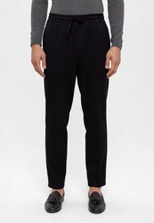 Antioch 7/8-Strandhose High Waist Relax Fit Trousers Schwarz