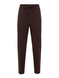 Antioch 7/8-Strandhose High Waist Relax Fit Trousers Dunkelbraun/Braun/Bordeaux/Khaki/Dunkelrot
