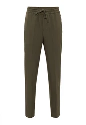 Antioch 7/8-Strandhose High Waist Relax Fit Trousers Khaki/Dunkelgrün