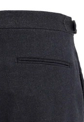 Antioch 7/8-Strandhose High Waist Pleated Trousers Dunkelgrau/Dunkelblau/Grau
