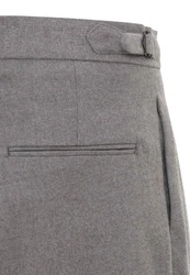 Antioch 7/8-Strandhose High Waist Pleated Trousers Grau/Hellgrau