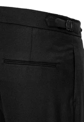 Antioch 7/8-Strandhose High Waist Pleated Trousers Schwarz