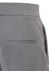 Antioch 7/8-Strandhose High Waist Pleated Trousers Grau/Hellgrau