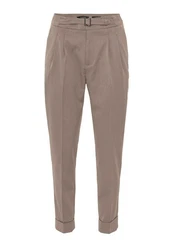 Antioch 7/8-Strandhose High Waist Pleated Trousers Braun/Beige/Khaki/Grau/Lila