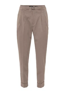 Antioch 7/8-Strandhose High Waist Pleated Trousers Braun/Beige/Khaki/Grau/Lila