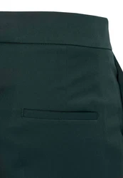 Antioch 7/8-Strandhose High Waist Pleated Trousers Dunkelgrün/Grün/Türkis