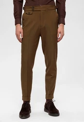 Antioch 7/8-Strandhose Pleated Trousers Khaki/Braun