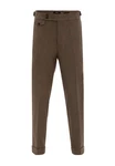 Antioch 7/8-Strandhose Pleated Trousers Khaki