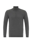 Antioch Sweatshirt Turtleneck Dunkelgrau/Grau/Hellgrau