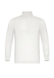 Antioch Sweatshirt Turtleneck Weiß/Creme/Grau
