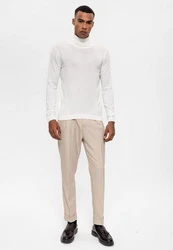 Antioch Sweatshirt Turtleneck Weiß/Creme/Grau