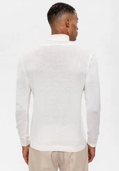 Antioch Sweatshirt Turtleneck Weiß/Creme/Grau