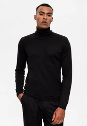 Antioch Sweatshirt Turtleneck Schwarz