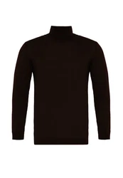 Antioch Sweatshirt Turtleneck Dunkelbraun/Schwarz/Dunkelrot/Braun/Bordeaux