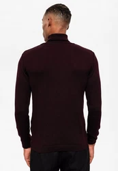 Antioch Sweatshirt Turtleneck Dunkelbraun/Schwarz/Dunkelrot/Braun/Bordeaux
