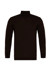 Antioch Sweatshirt Turtleneck Dunkelbraun/Schwarz/Dunkelrot/Braun/Bordeaux