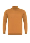 Antioch Sweatshirt Turtleneck Braun/Gelb/Orange