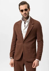 Antioch Winterjacke Alofi Slim Fit Braun/Dunkelrot/Bordeaux