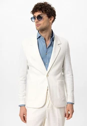 Antioch Winterjacke Alofi Slim Fit Weiß/Creme