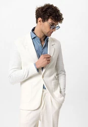 Antioch Winterjacke Alofi Slim Fit Weiß/Creme