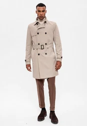 Antioch Trenchcoat Wintermantel Beige/Khaki/Braun