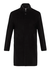Antioch Wintermantel Stand Collar Schwarz