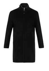 Antioch Wintermantel Stand Collar Schwarz