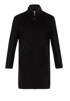 Antioch Wintermantel Stand Collar Schwarz