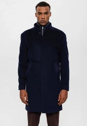 Antioch Wintermantel Stand Collar Dunkelblau
