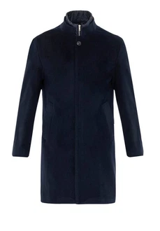Antioch Wintermantel Stand Collar Dunkelblau