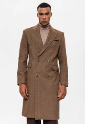 Antioch Wintermantel Braun/Khaki