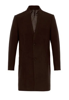 Antioch Wintermantel Stand Collar Braun/Dunkelbraun/Dunkelrot