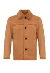 Antioch Winterjacke Faux Fur Collar Suede Coat 