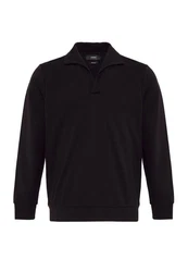 Antioch Sweatshirt Turndown Collar Schwarz