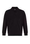 Antioch Sweatshirt Turndown Collar Schwarz