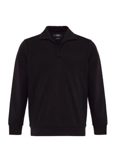Antioch Sweatshirt Turndown Collar Schwarz