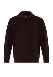 Antioch Sweatshirt Turndown Collar Dunkelrot/Bordeaux/Braun/Lila/Dunkelbraun