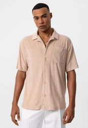 Antioch Blusenshirt Luksemburg Beige/Braun/Khaki