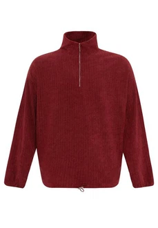 Antioch Sweatshirt Half Zip High Neck Sweatshirt Dunkelrot/Bordeaux