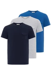 Dandalo Poloshirt Milos Blau/Dunkelblau/Grau