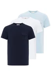 Dandalo Poloshirt Milos Blau/Hellblau/Dunkelblau Dandalo Poloshirt Milos Blau/Hellblau/Dunkelblau