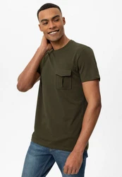 Dandalo Poloshirt Milos Dunkelgrün/Weiß/Grün/Dunkelblau